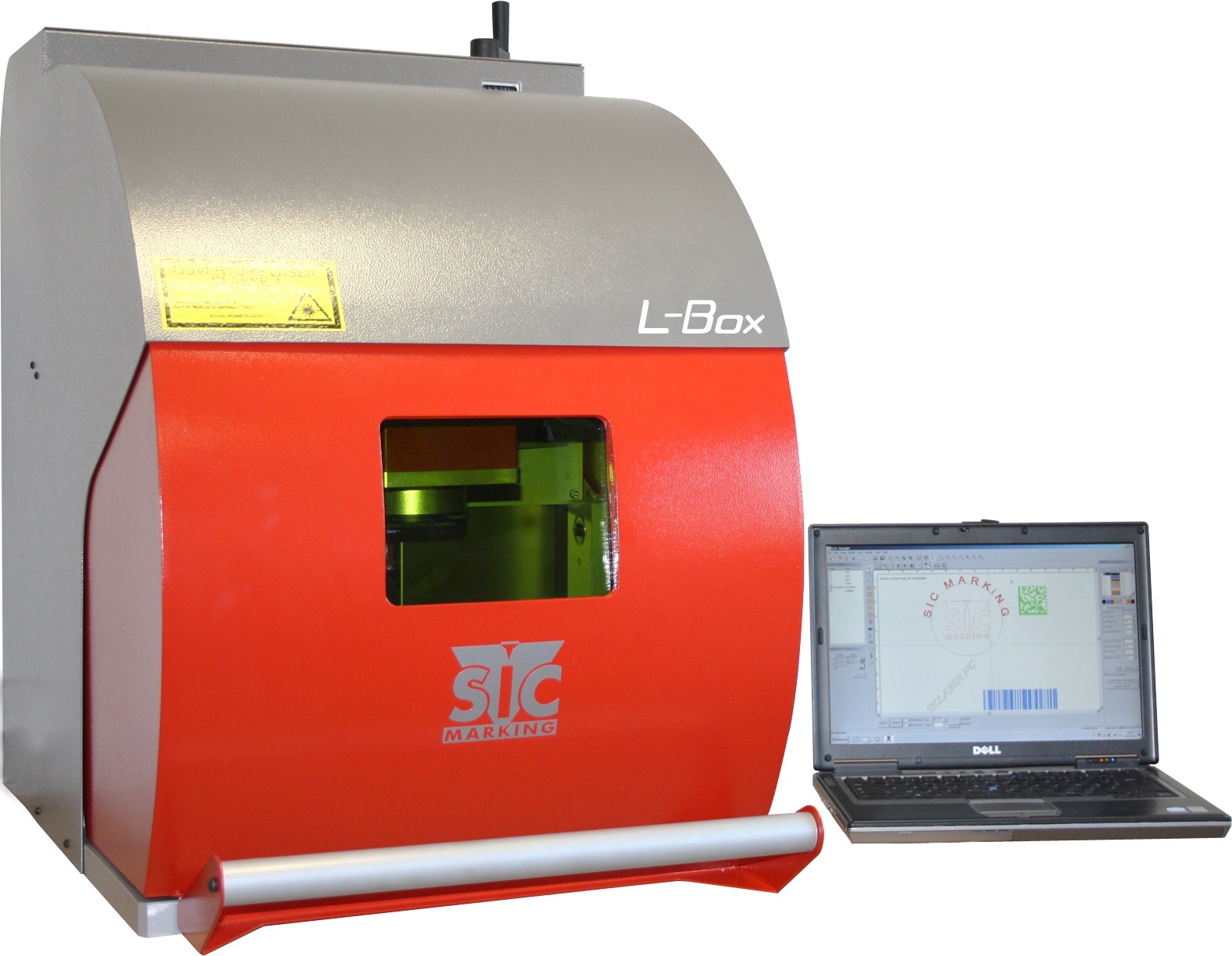 Стационарный лазерный маркиратор LBOX2, окно 100х100 мм, 20Вт